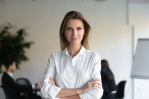 headshot of woman in office