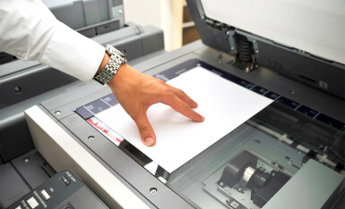 Hand scanning paper