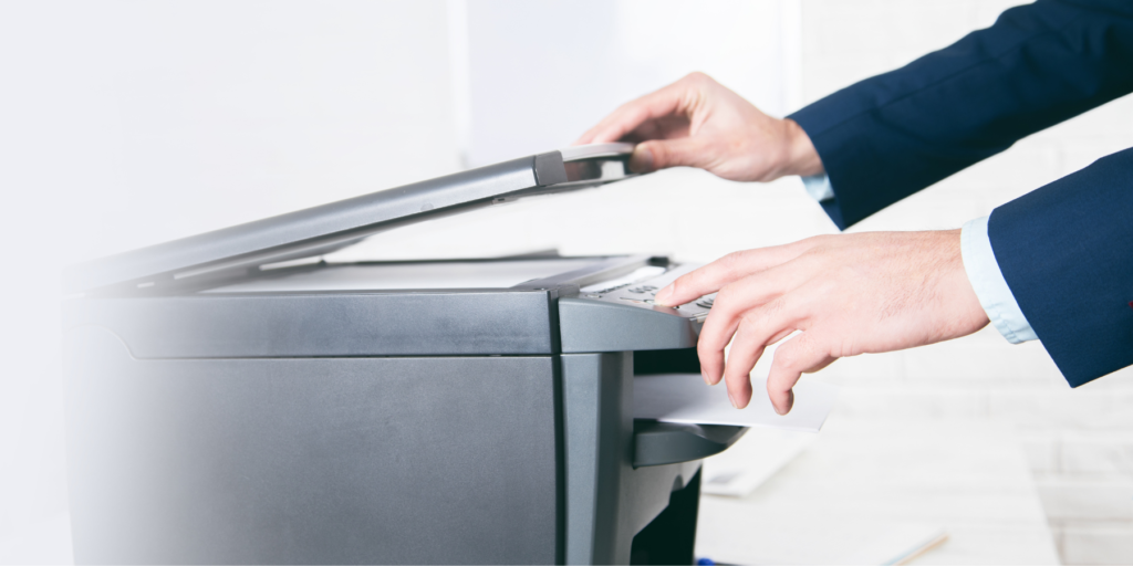 close up of a printer signifying managed print services