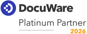 DocuWare Partner Platinum 2026 award badge